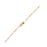 Esclava para niña en oro 10K con circonia