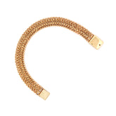 Esclava unisex en oro 10K con circonia