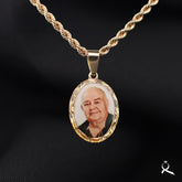 Medalla con fotografia encapsulada personalizada