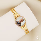 Esclava 10k cubana 2h corazones con fotografía personalizado