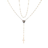 Rosario para hombre en oro 10K