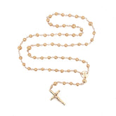 Rosario para hombre en oro 10K