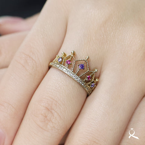 Anillo en oro 10K