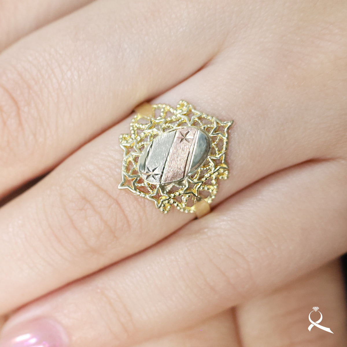 Anillo en oro 10K