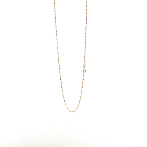 Cadena unisex en oro 10K
