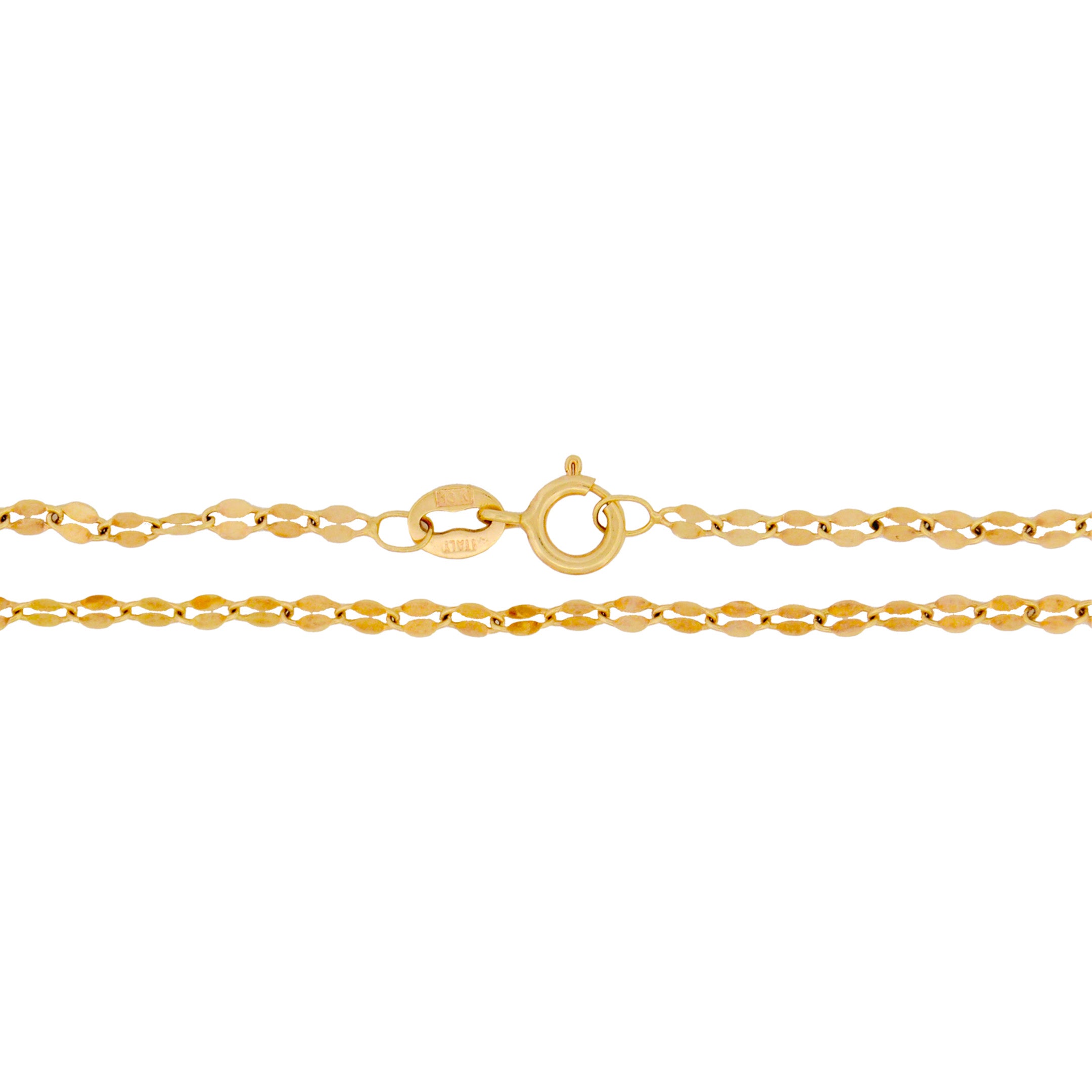 Cadena unisex en oro 10K