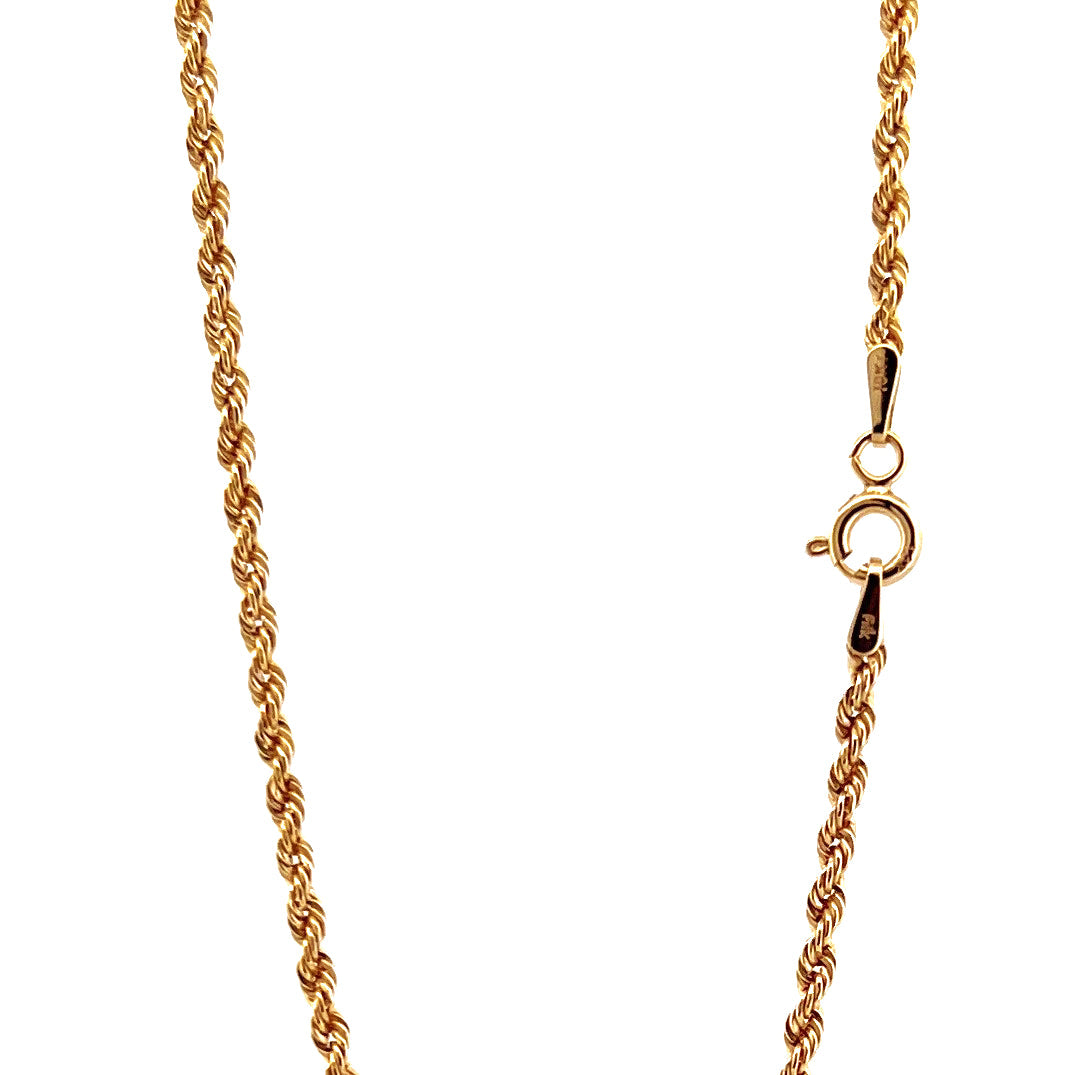 Cadena unisex en oro 10K
