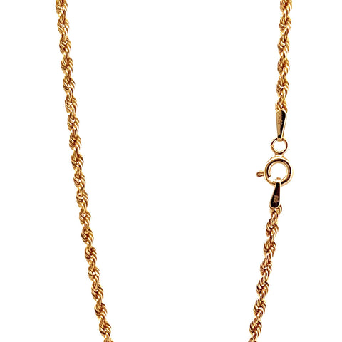 Cadena unisex en oro 10K