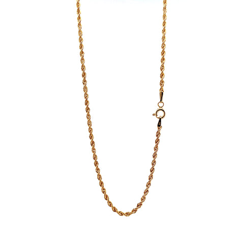 Cadena unisex en oro 10K