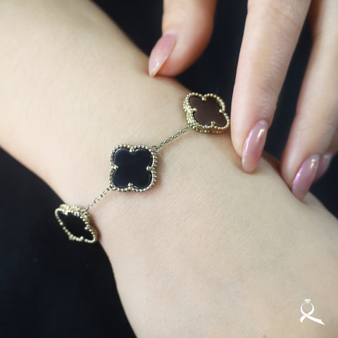 Pulsera para mujer en oro 10K con circonia