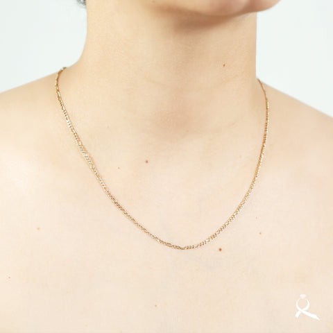 Cadena unisex en oro 10K