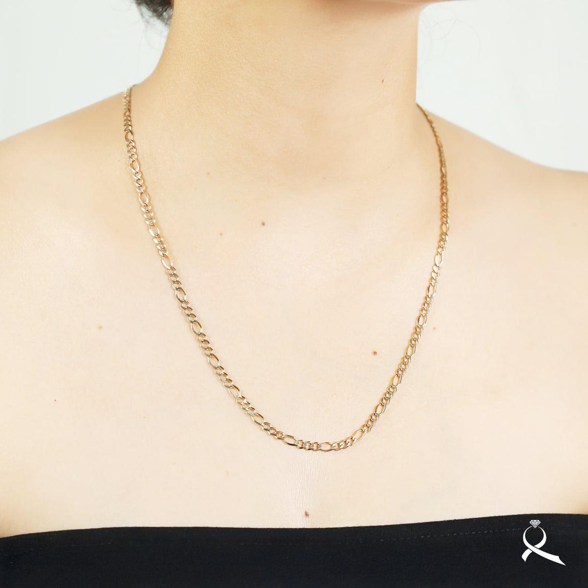 Cadena unisex en oro 10K