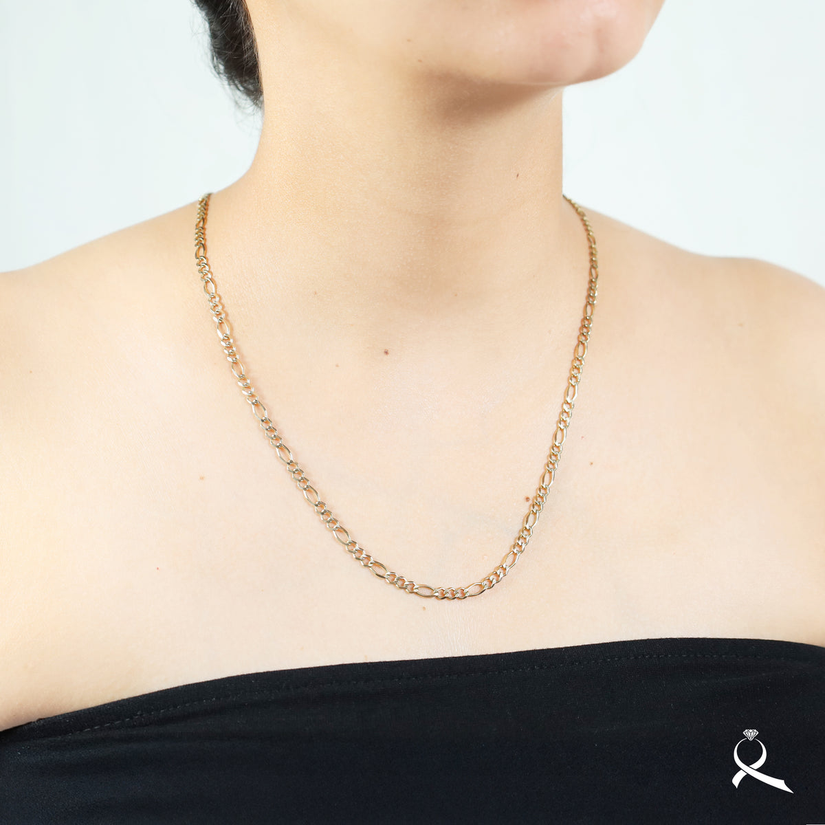 Cadena unisex en oro 10K