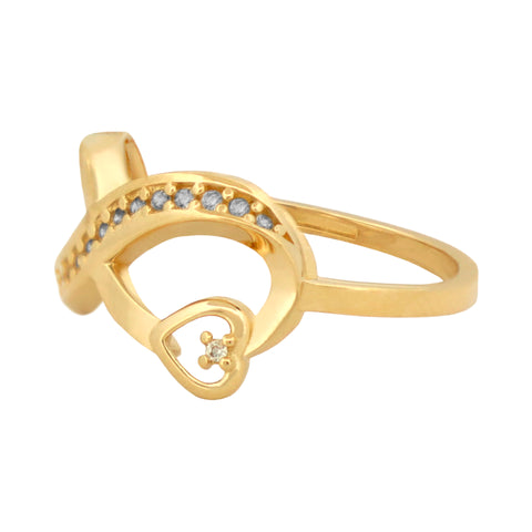 Anillo para mujer en oro 10K