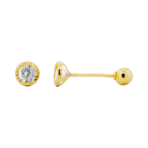 Broquel en oro 10K