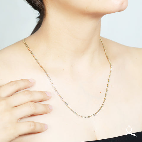 Cadena unisex en oro 14K