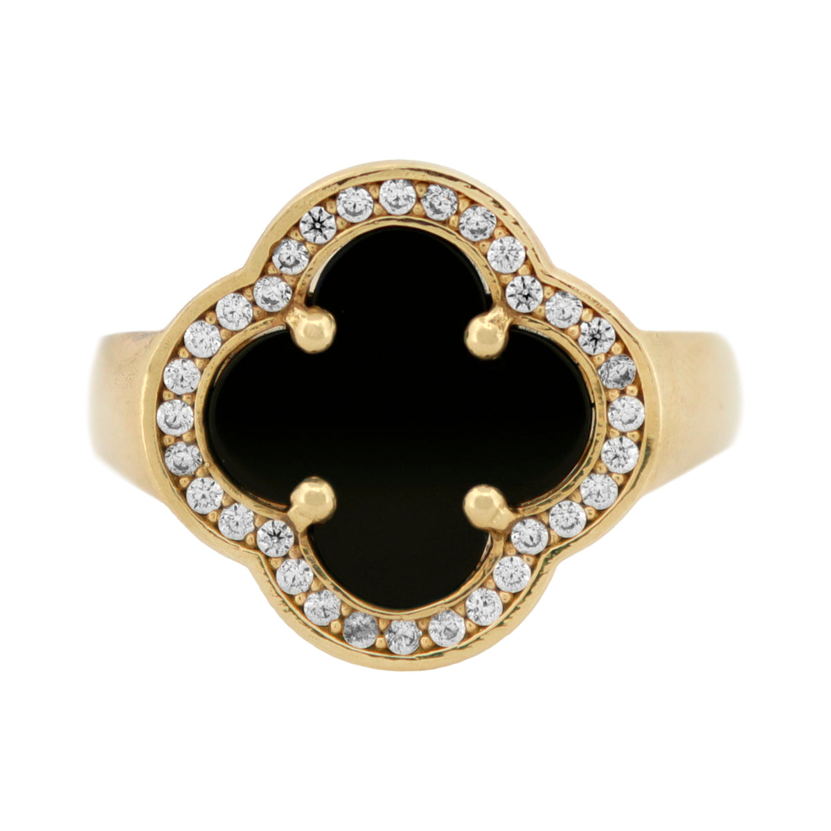 Anillo para mujer en oro 10K con circonia