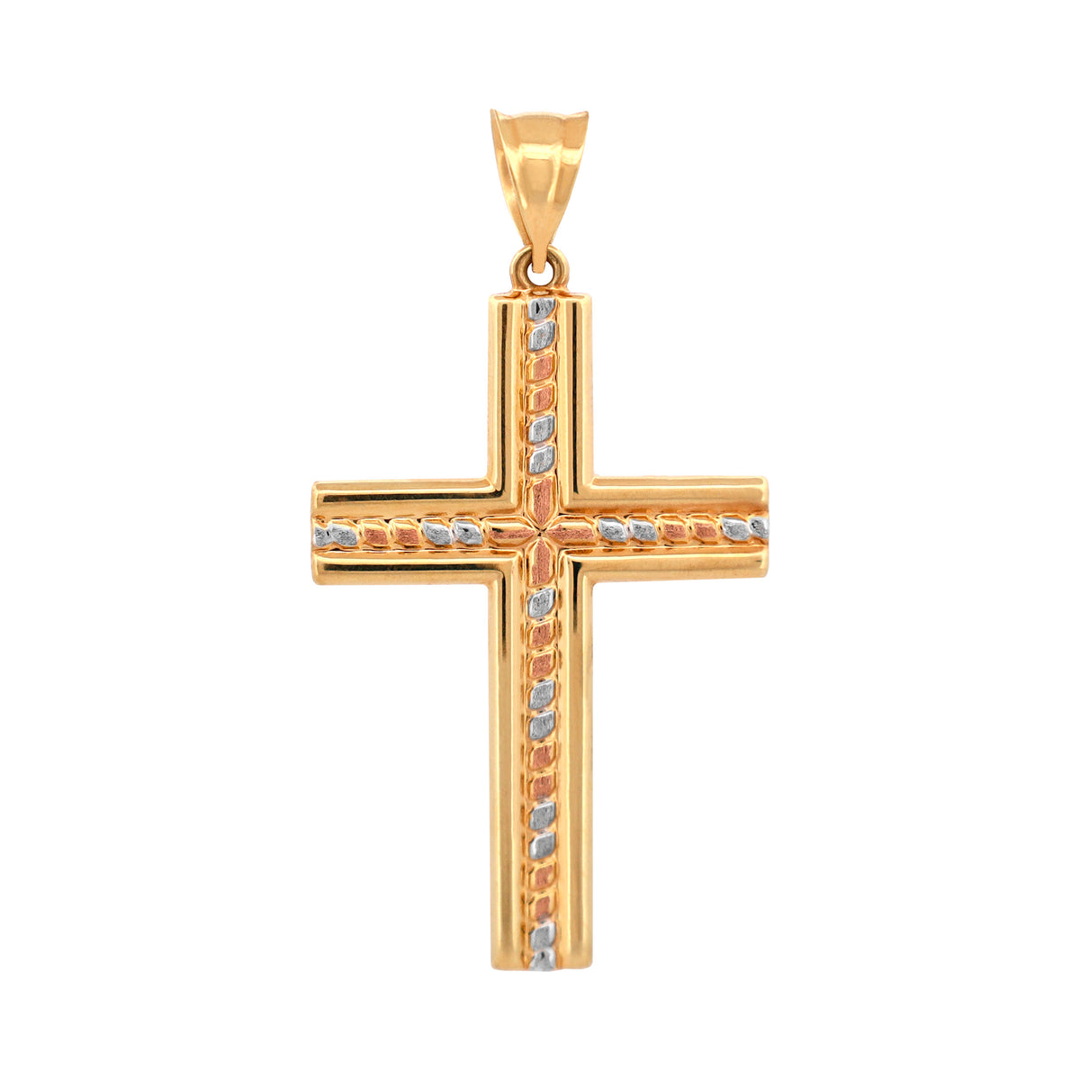 Cruz unisex en oro 10K