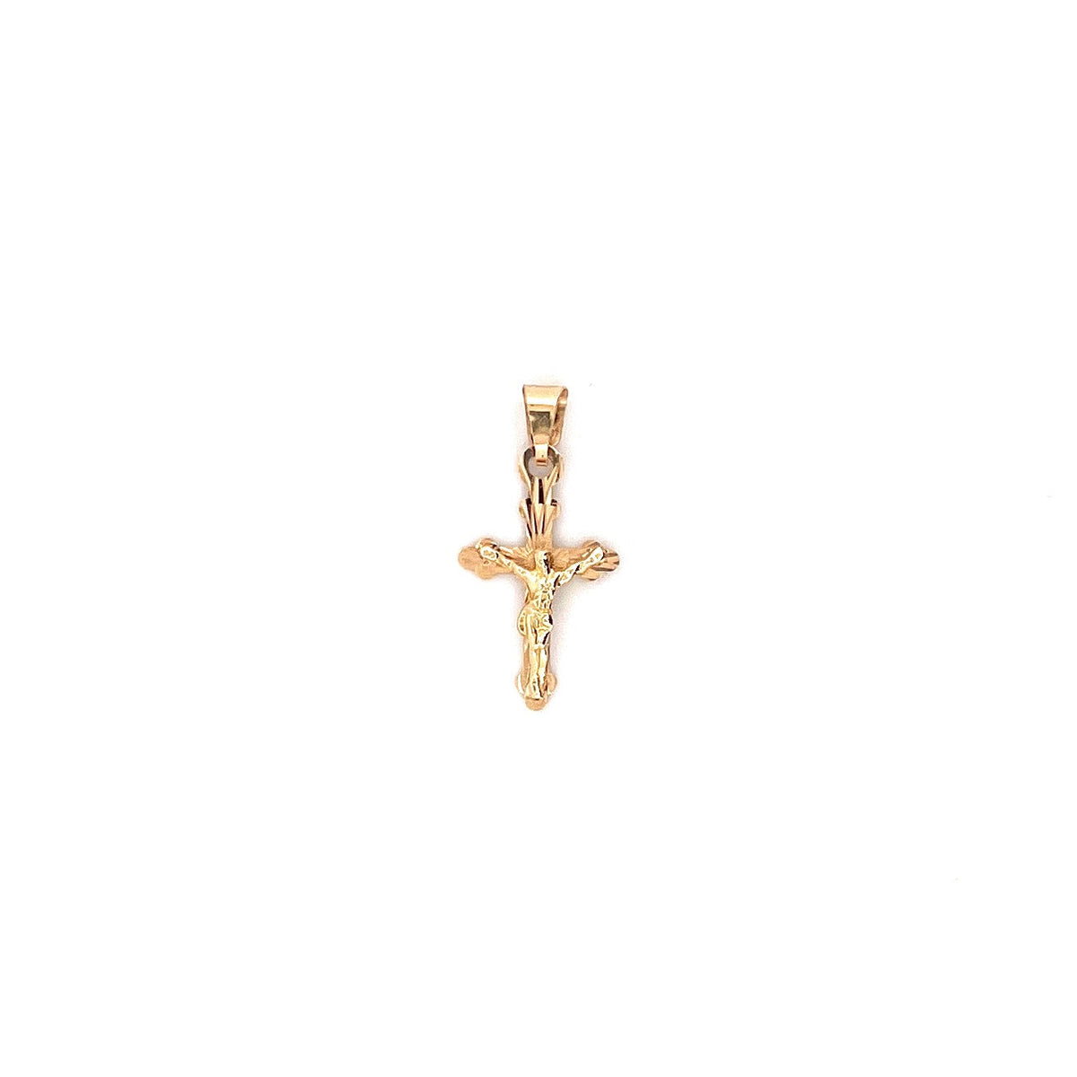 CRUZ 10K 0.8G CON CRISTO 3CM E.D.