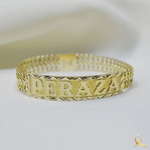 Esclava cubana 2h con placa personalizada 8mm