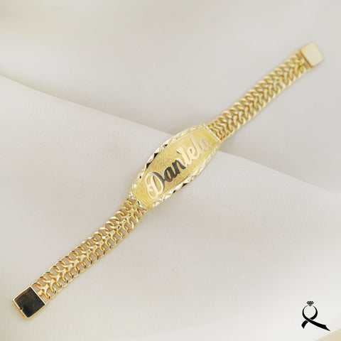 Esclava cubana 2h con placa personalizada