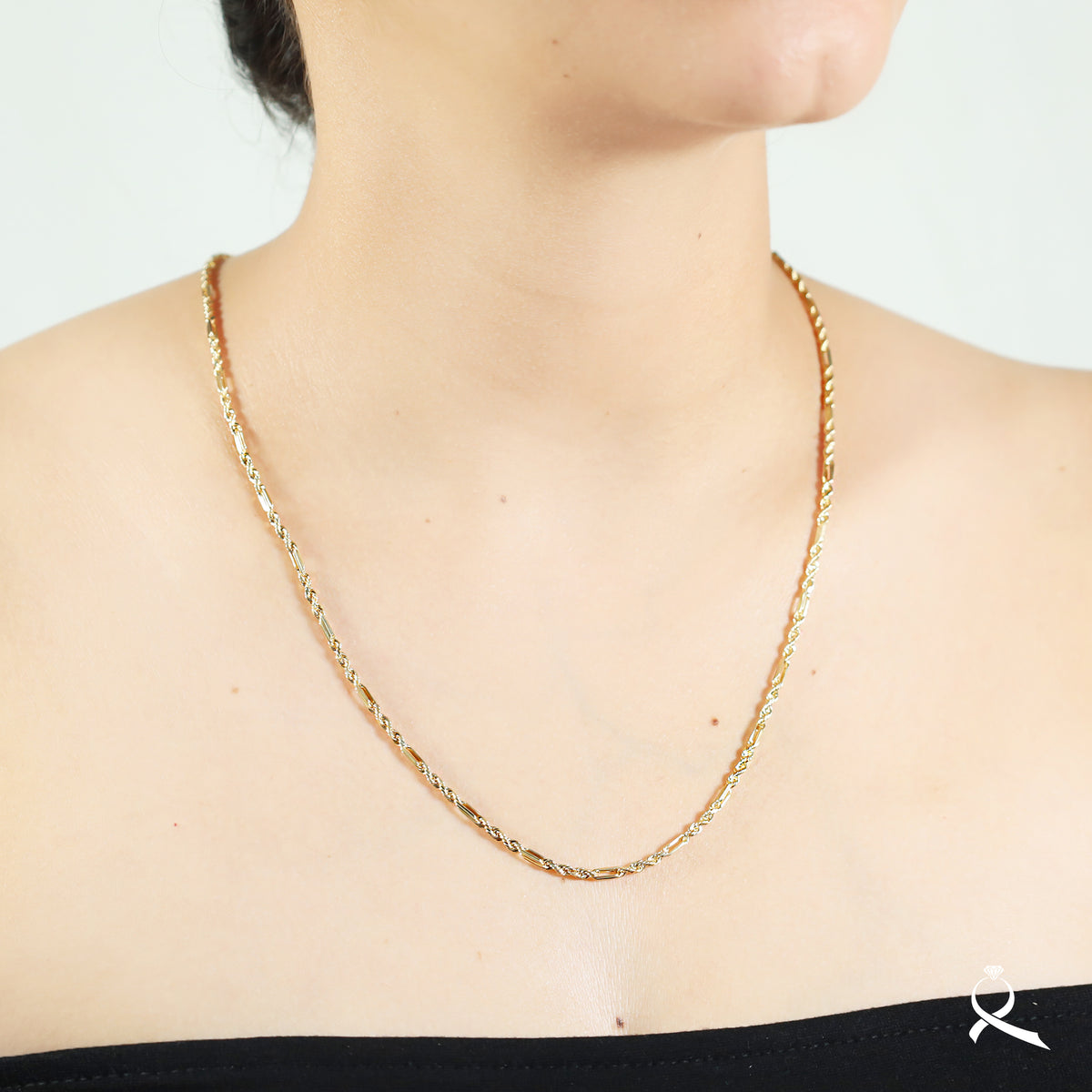 Cadena para mujer en oro 10K