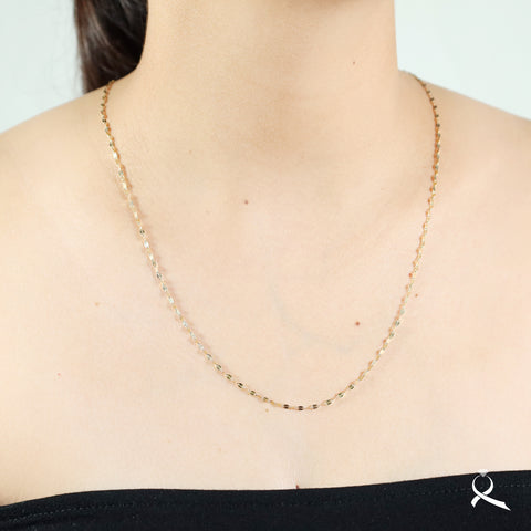 Cadena unisex en oro 10K