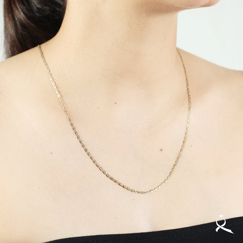 Cadena unisex en oro 10K