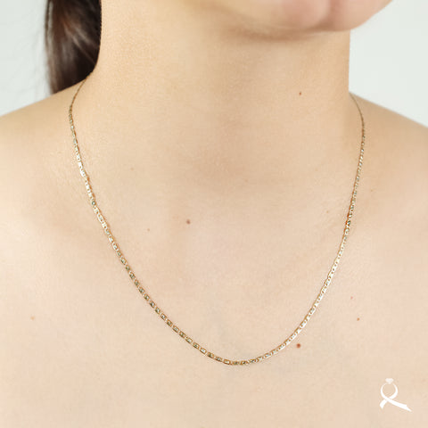 Cadena unisex en oro 10K