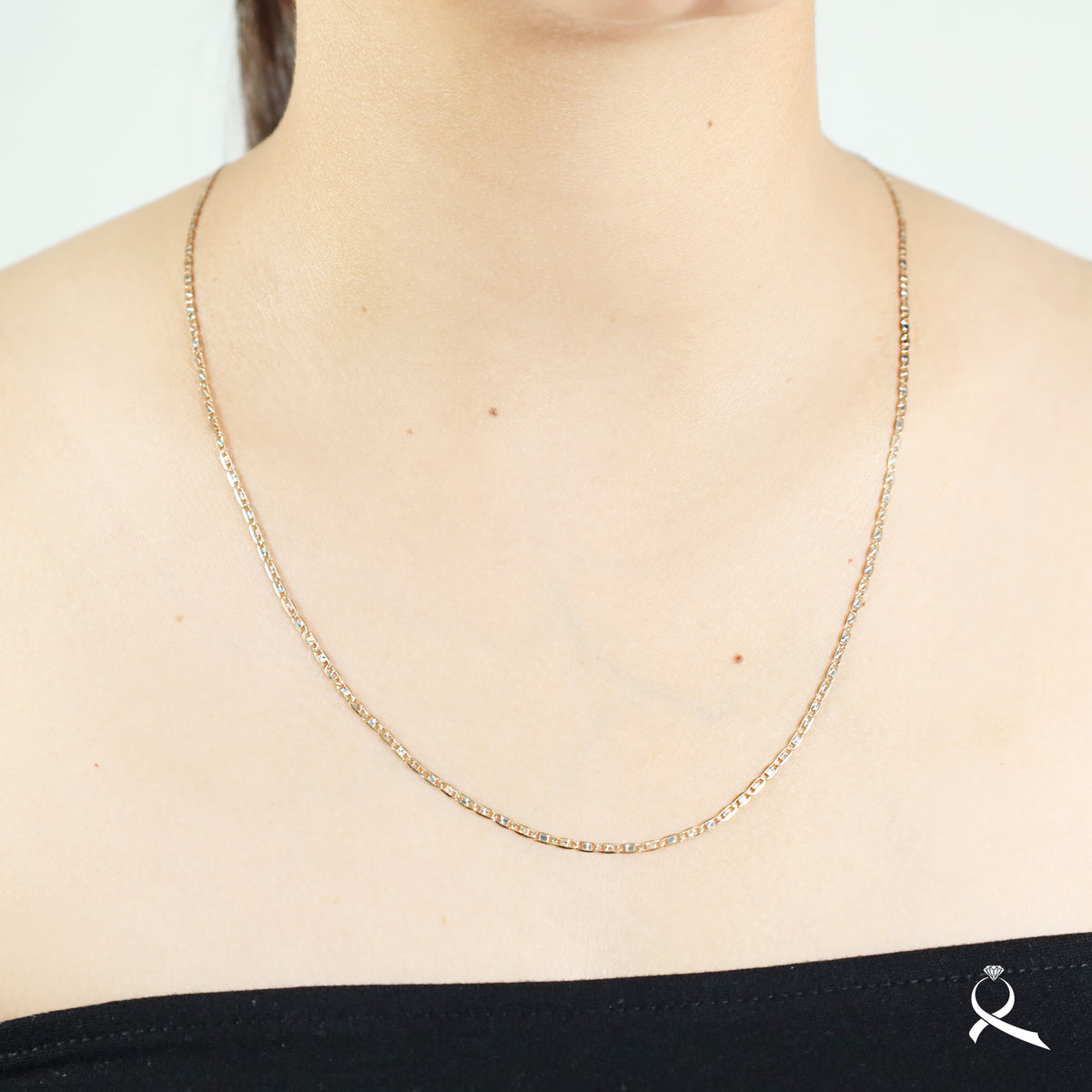 Cadena unisex en oro 10K