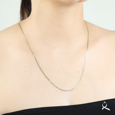 Cadena unisex en oro 10K
