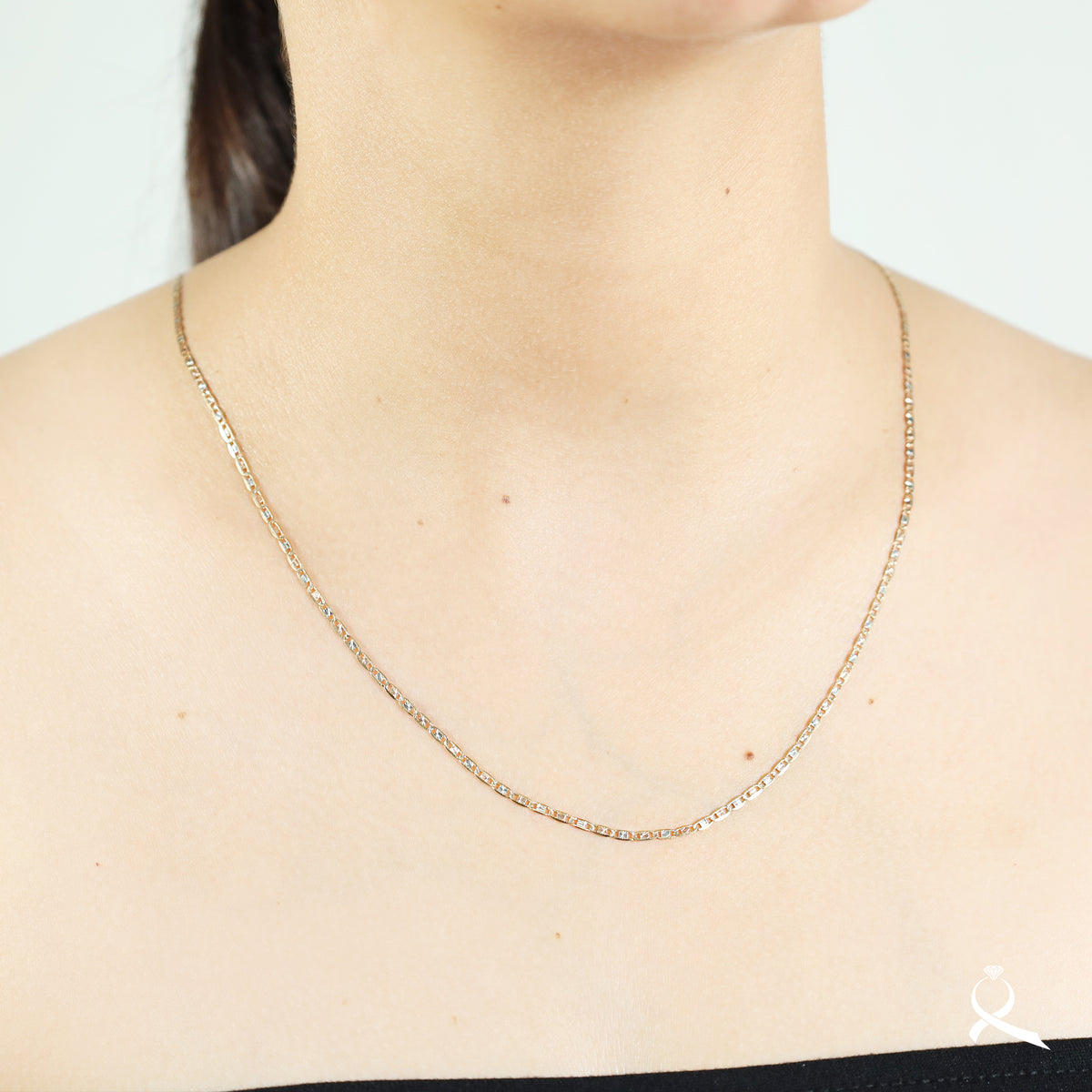 Cadena unisex en oro 10K