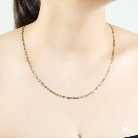 Cadena unisex en oro 10K