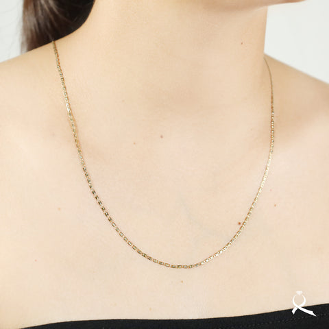 Cadena unisex en oro 10K