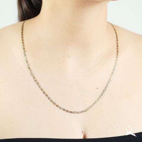 Cadena unisex en oro 10K