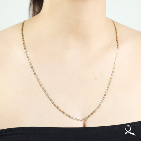 Cadena unisex en oro 10K