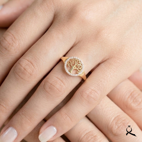 Anillo en oro 10K