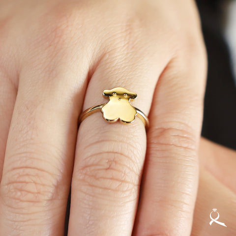 Anillo en oro 10K