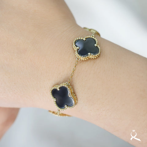 Pulsera para mujer en oro 10K con circonia