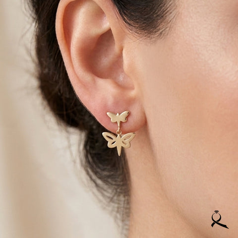 Aretes en oro 10K
