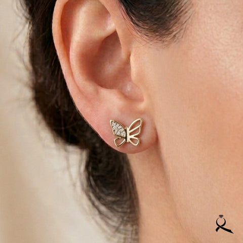 Aretes en oro 10K