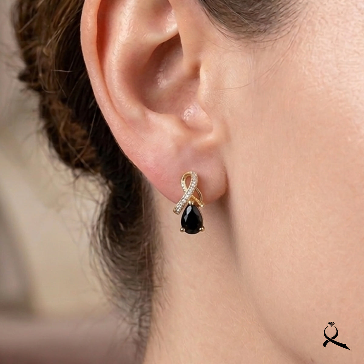 Aretes en oro 10K
