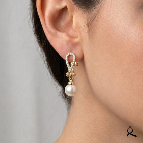 Aretes en oro 10K