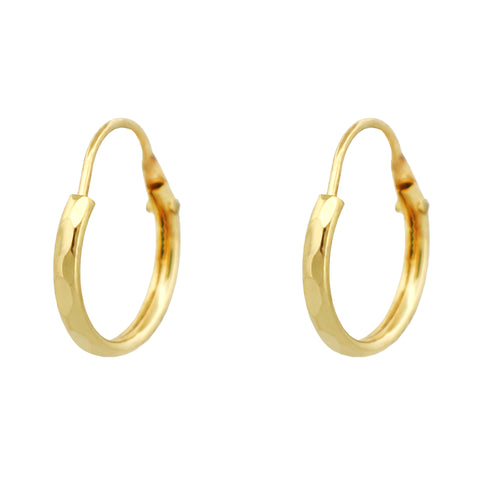 Coquetas para mujer en oro 10K
