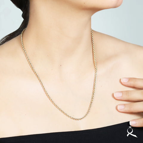 Cadena para mujer en oro 10K