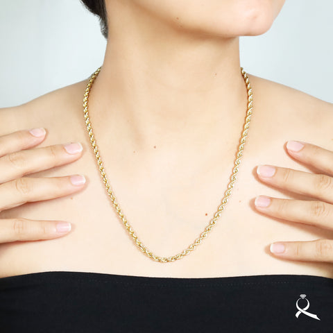Cadena para mujer en oro 10K