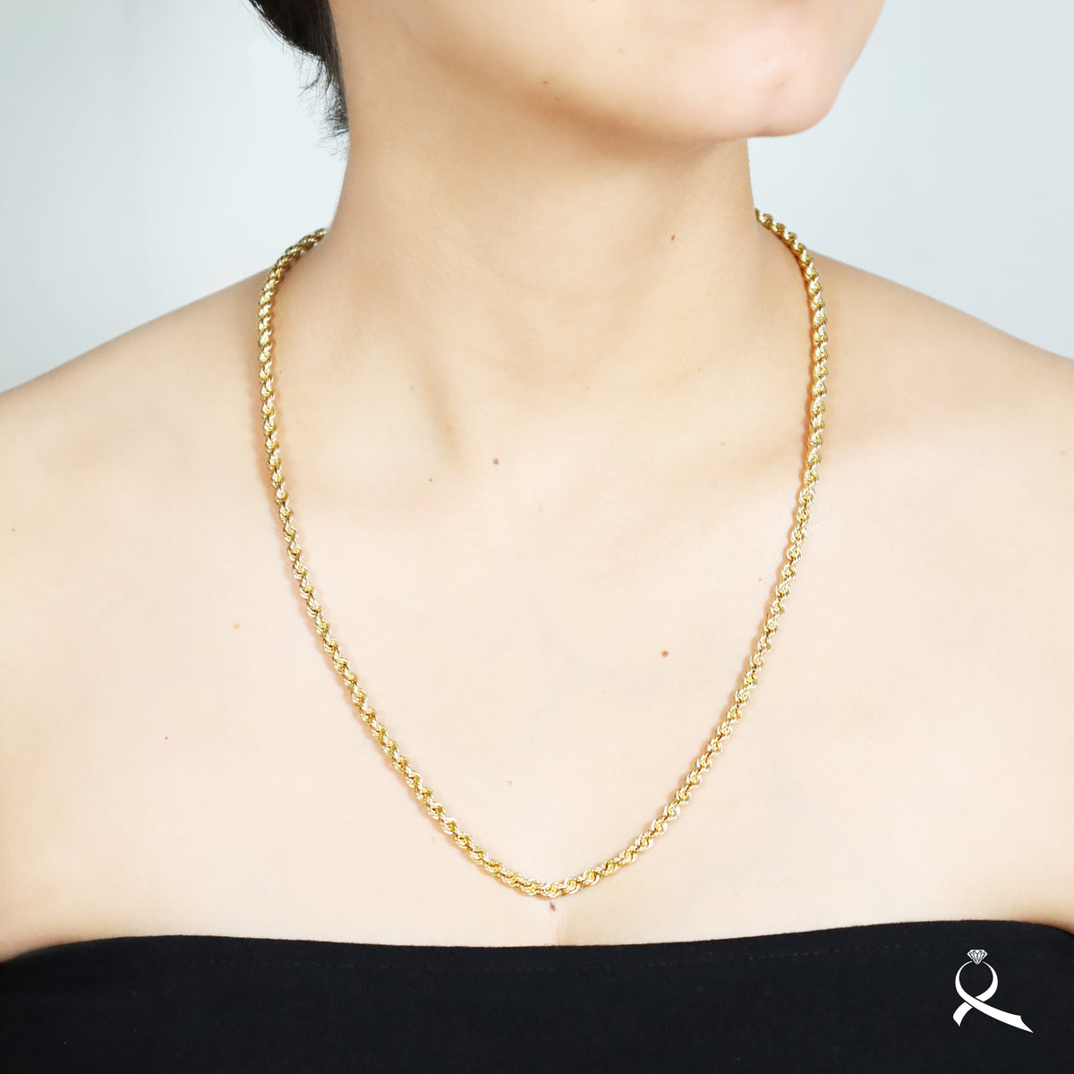 Cadena unisex en oro 10K